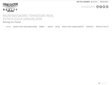 Tablet Screenshot of juliasamuelson.com